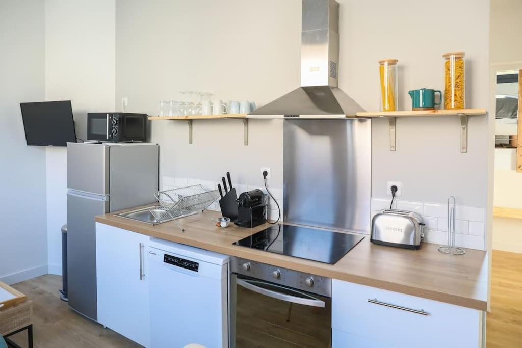 F2 Cosy - Entree Du Havre - 4 Personnes Apartment เลออาฟร์ ภายนอก รูปภาพ